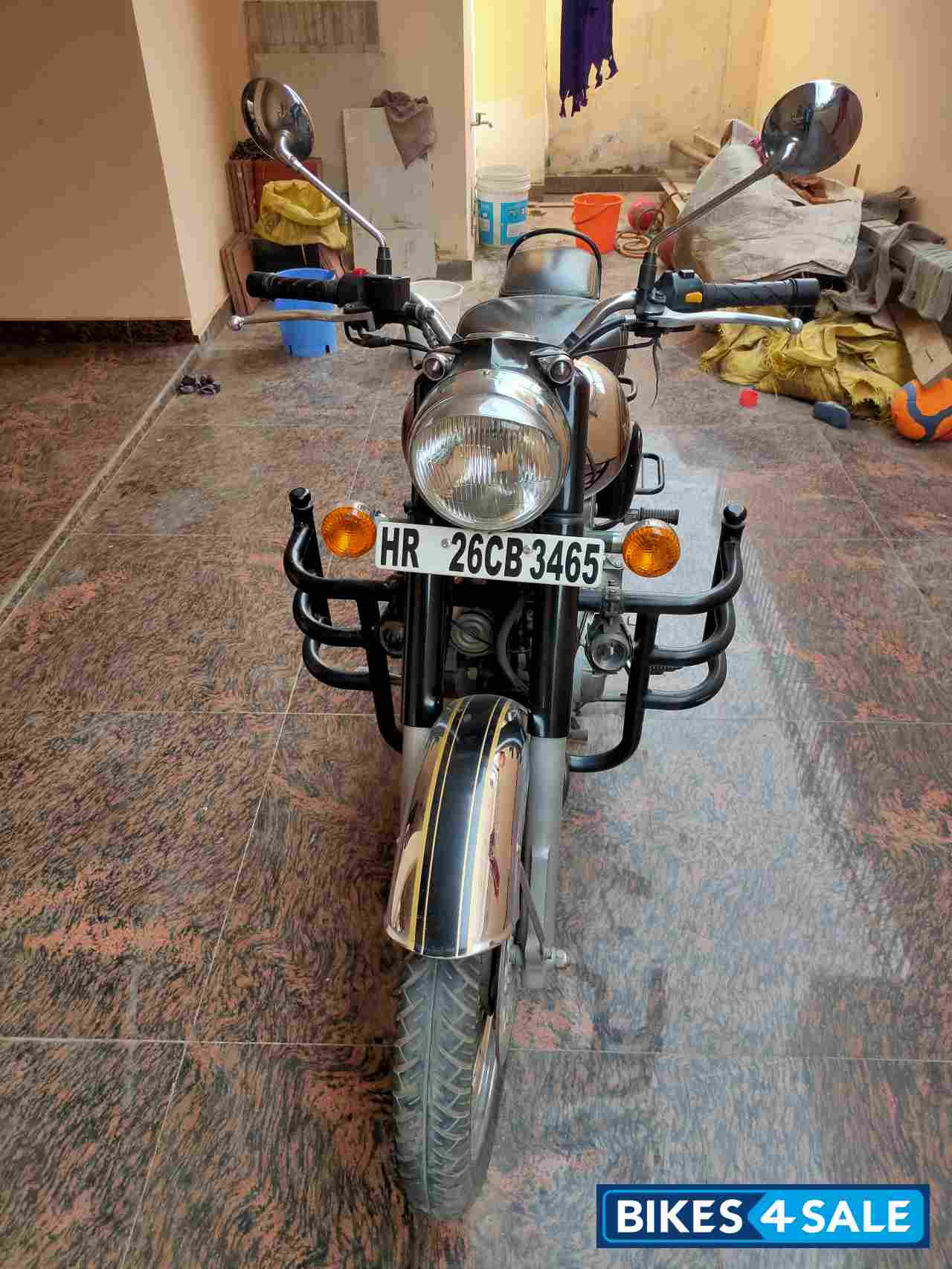 Black Royal Enfield Classic Chrome