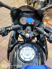 Black And Red Bajaj Pulsar 220 DTSFi
