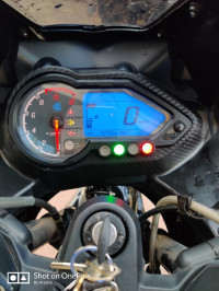 Black And Red Bajaj Pulsar 220 DTSFi