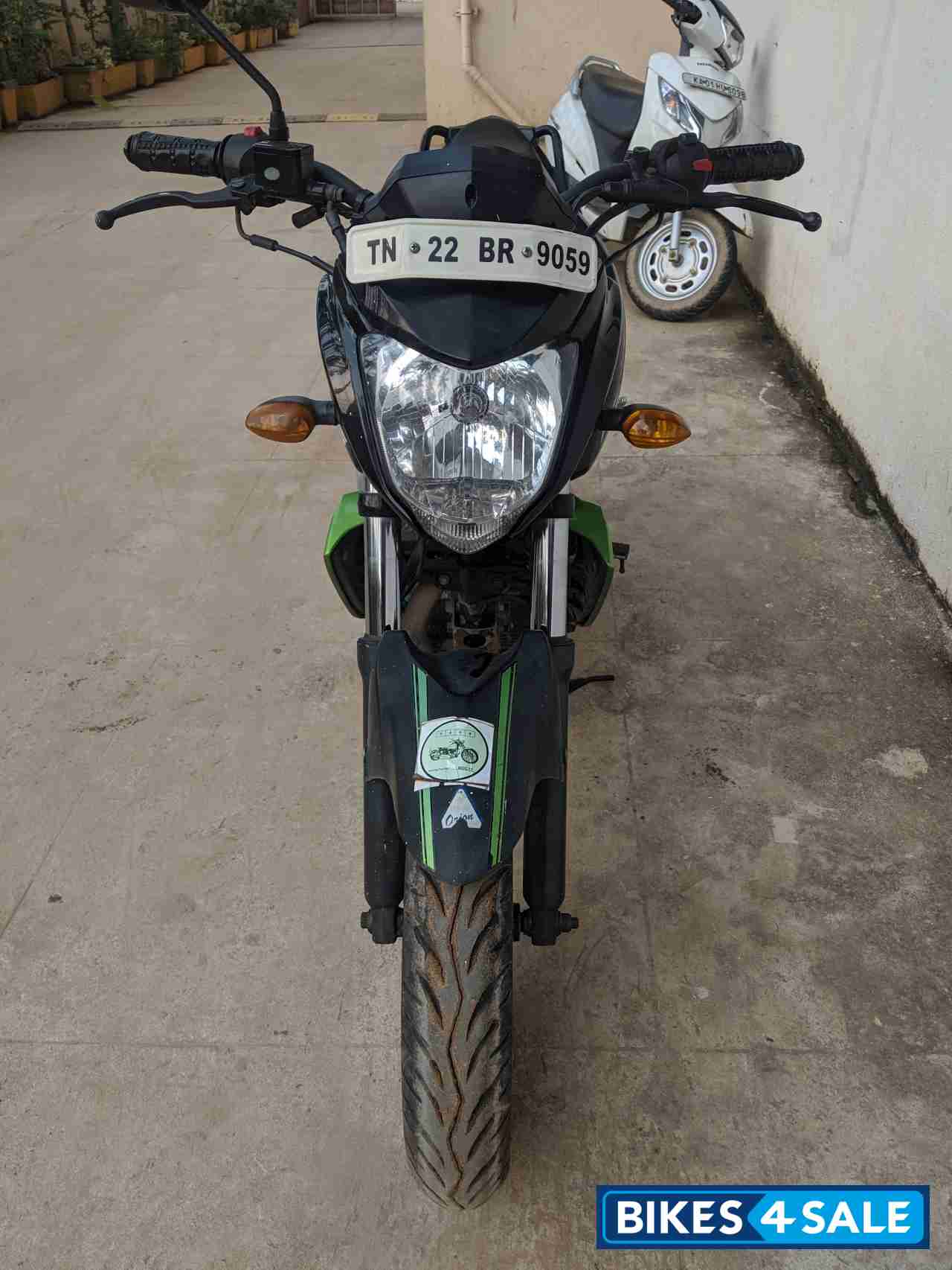 Black And Green Yamaha FZ-S