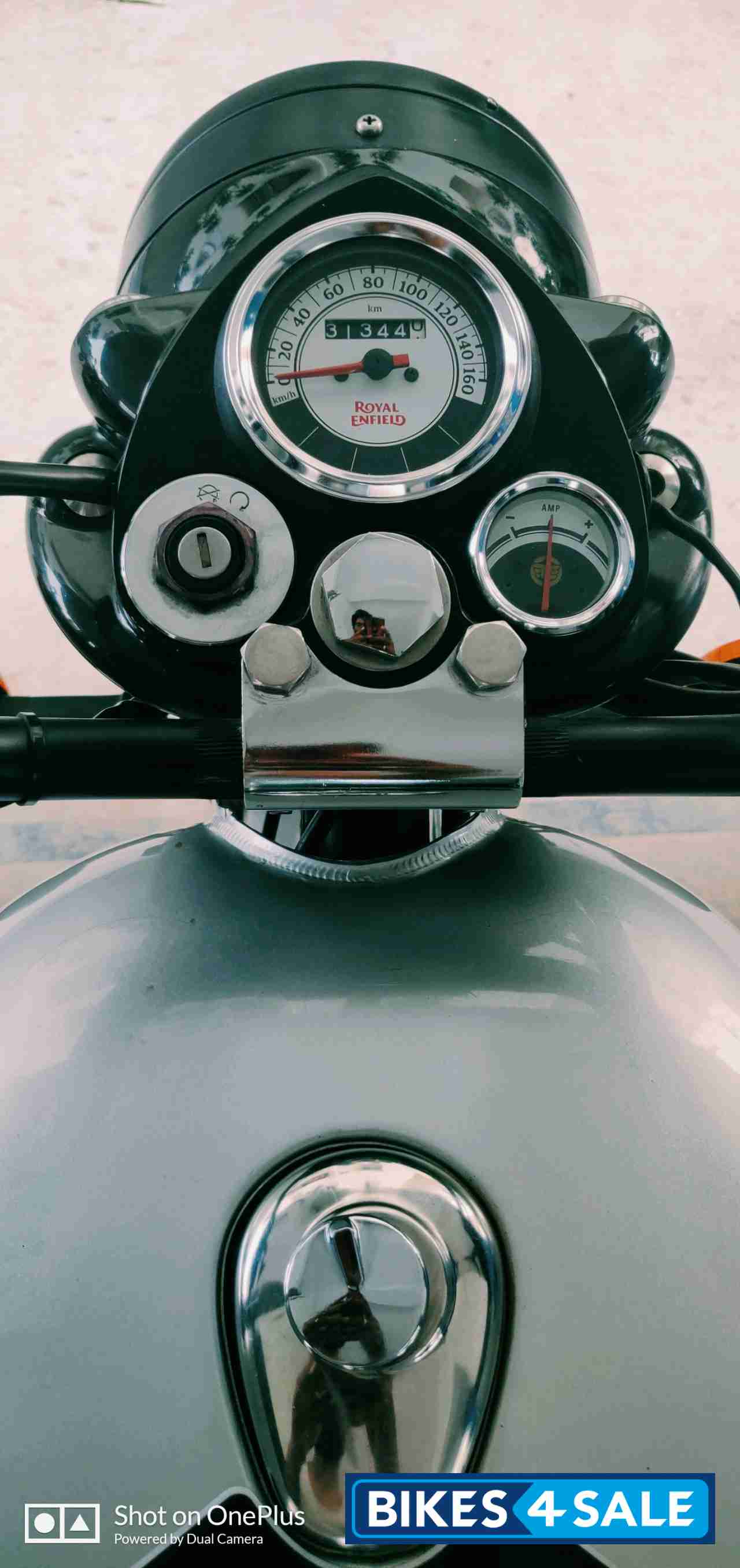 Silver Royal Enfield Classic 350