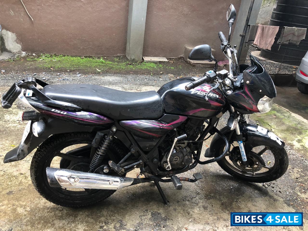 Black N Purple Bajaj Discover 150 S