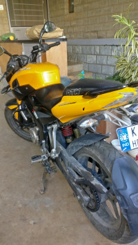 Yellow Bajaj Pulsar 200 NS
