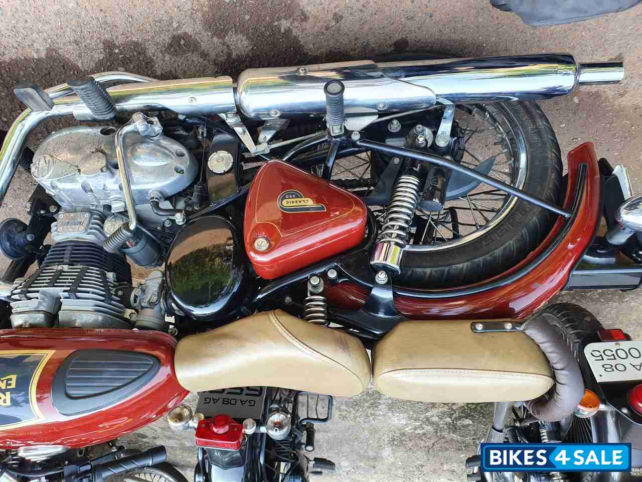 royal enfield chestnut red price