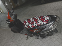 Black And Red Honda Dio