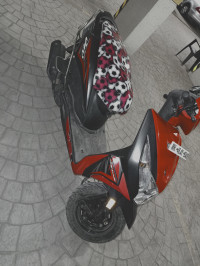 Black And Red Honda Dio