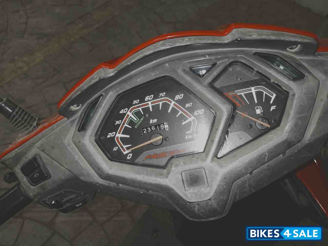 Black And Red Honda Dio