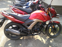 Red Honda CB Unicorn 160