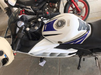 White Blue Yamaha YZF R15 V2