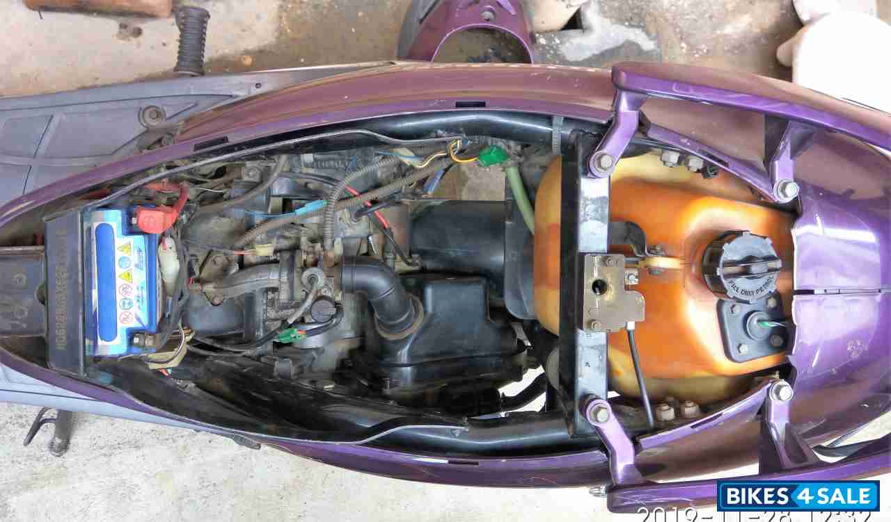 Purple Violet TVS Scooty Pep Plus