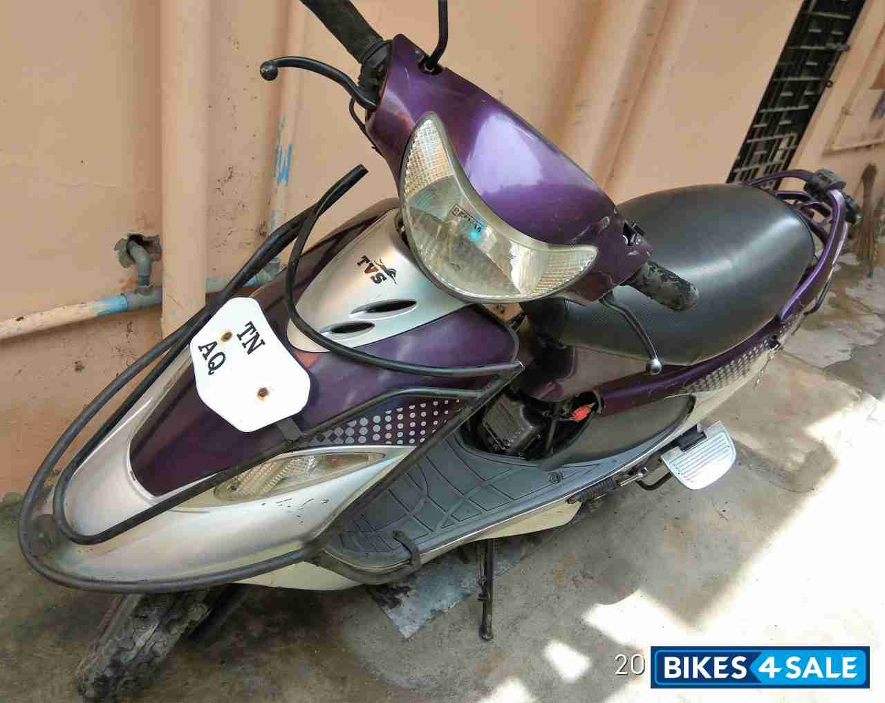 Purple Violet TVS Scooty Pep Plus
