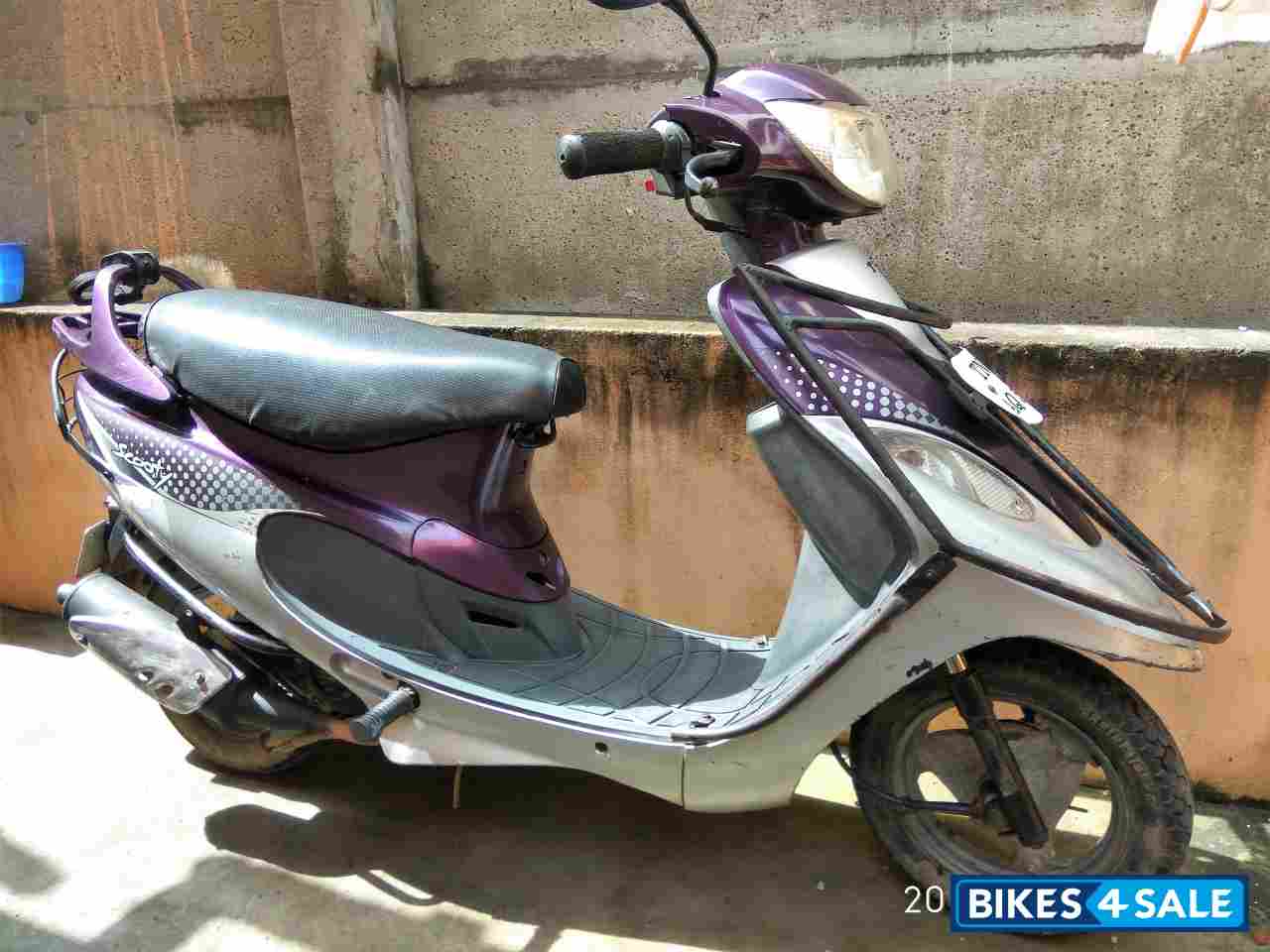 Purple Violet TVS Scooty Pep Plus
