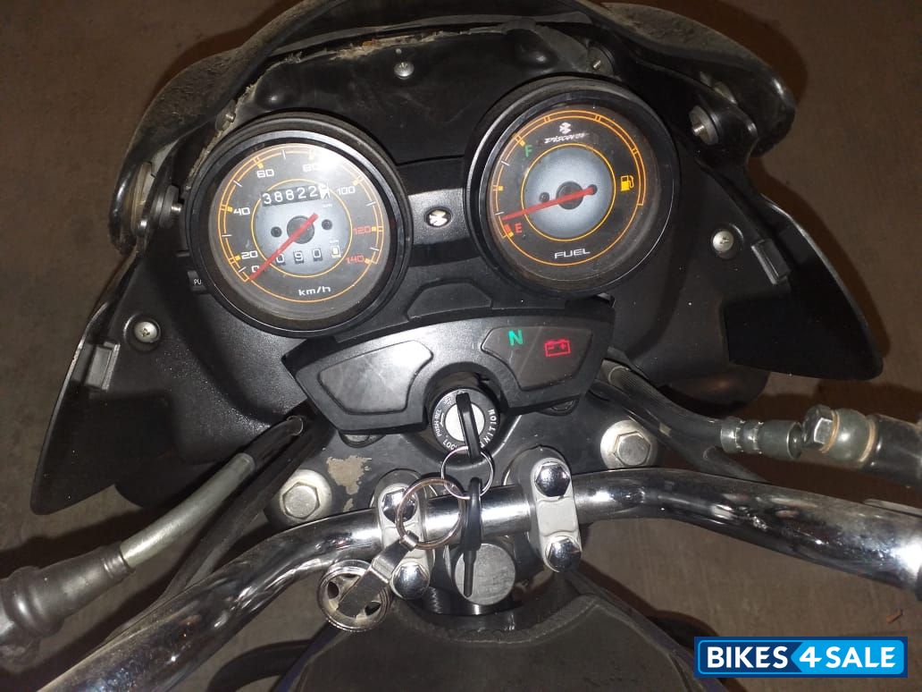 Blue & Black Bajaj Discover DTSi 125