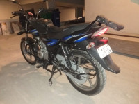 Blue & Black Bajaj Discover DTSi 125