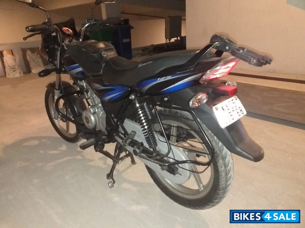 Blue & Black Bajaj Discover DTSi 125
