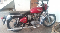 Red Royal Enfield Bullet Electra Twinspark