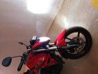 Red Yamaha FZ-S FI V2