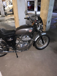 Silver Royal Enfield Interceptor 650 Twin