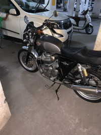 Silver Royal Enfield Interceptor 650 Twin