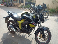 Black & Green Suzuki Gixxer 150