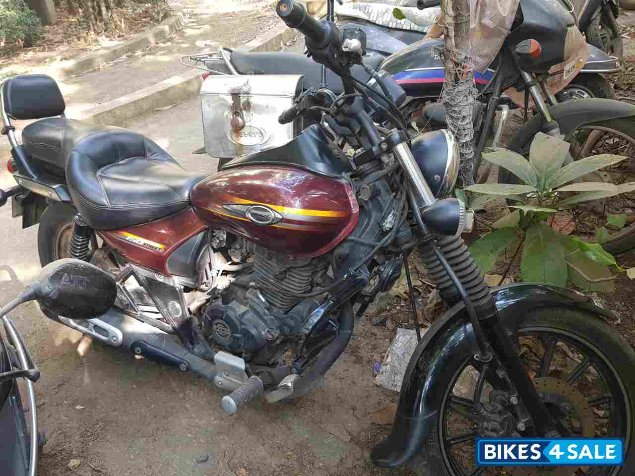 Maroon Bajaj Avenger Street 150