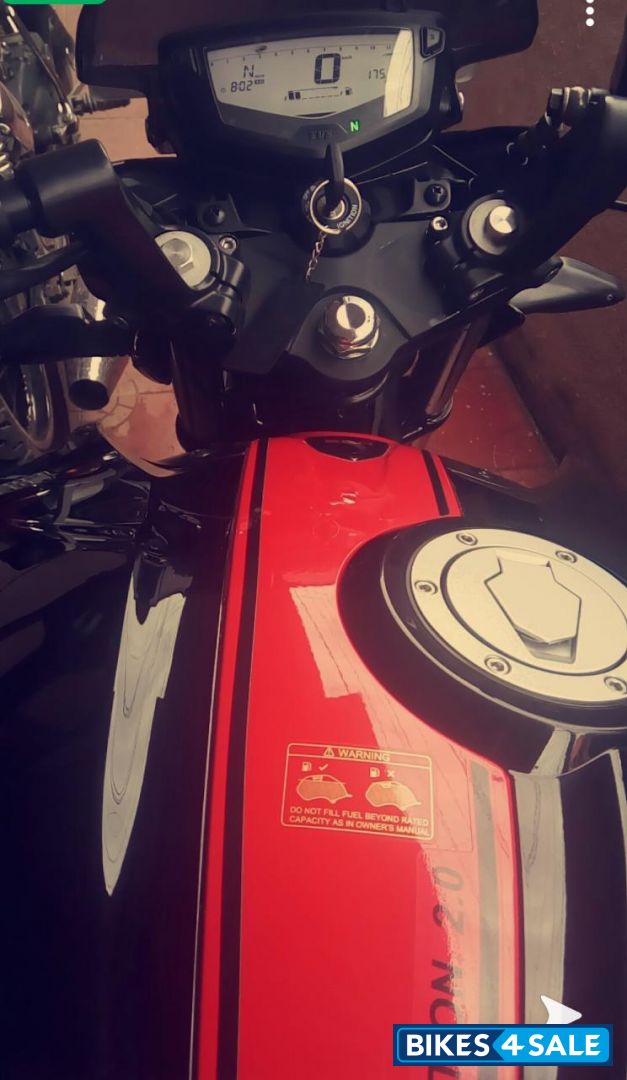 Black TVS Apache RTR 200 4V ABS Race Edition 2.0