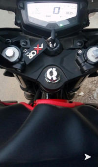 Black TVS Apache RTR 200 4V ABS Race Edition 2.0