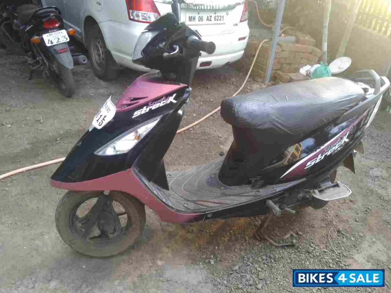 Blank-pink TVS Scooty Streak