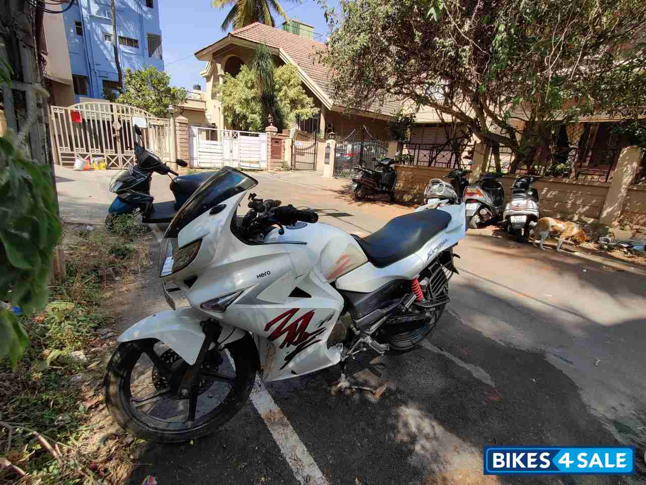 White Hero Karizma ZMR