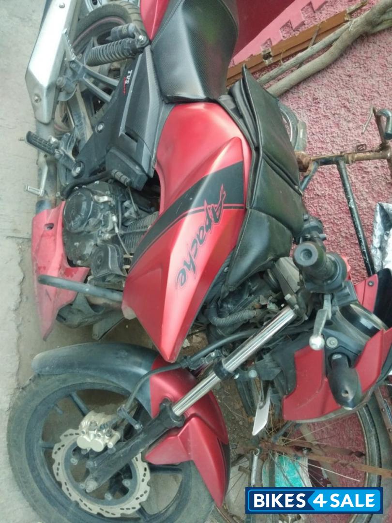 Matte Red TVS Apache RTR 160