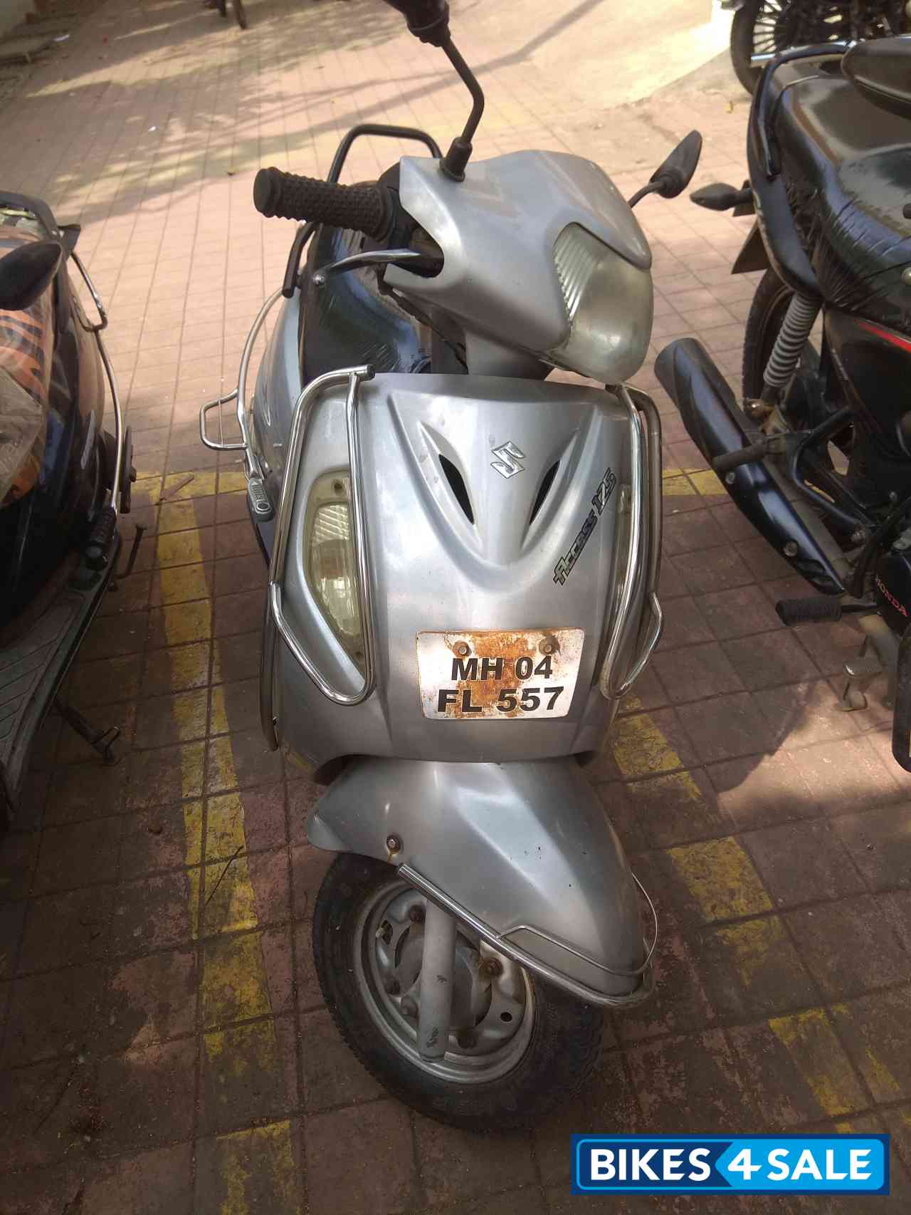 Silver Suzuki Access 125