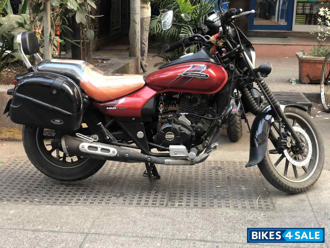 Spicy Red Bajaj Avenger