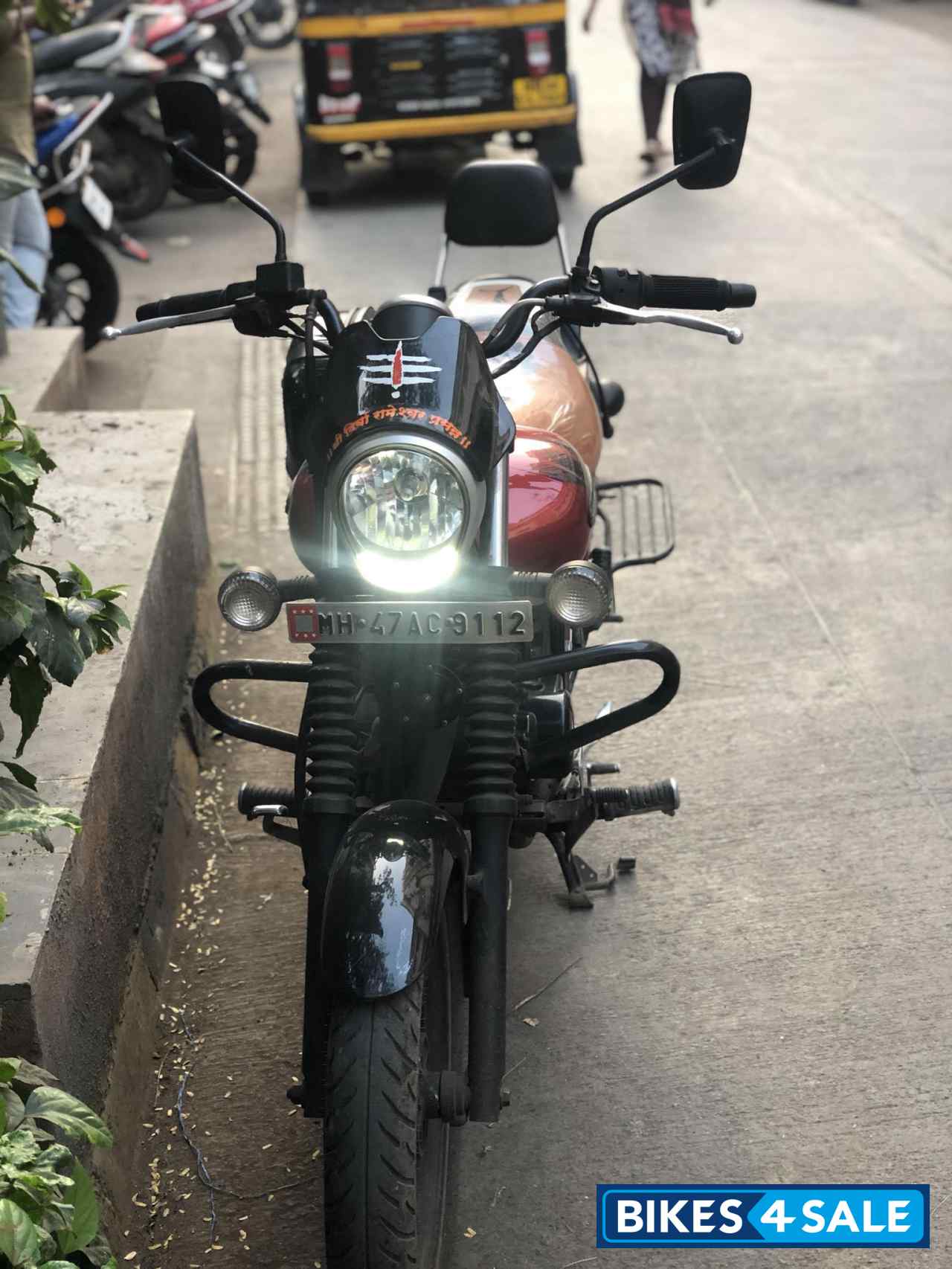 Spicy Red Bajaj Avenger