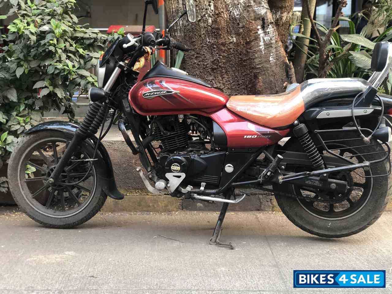 Spicy Red Bajaj Avenger