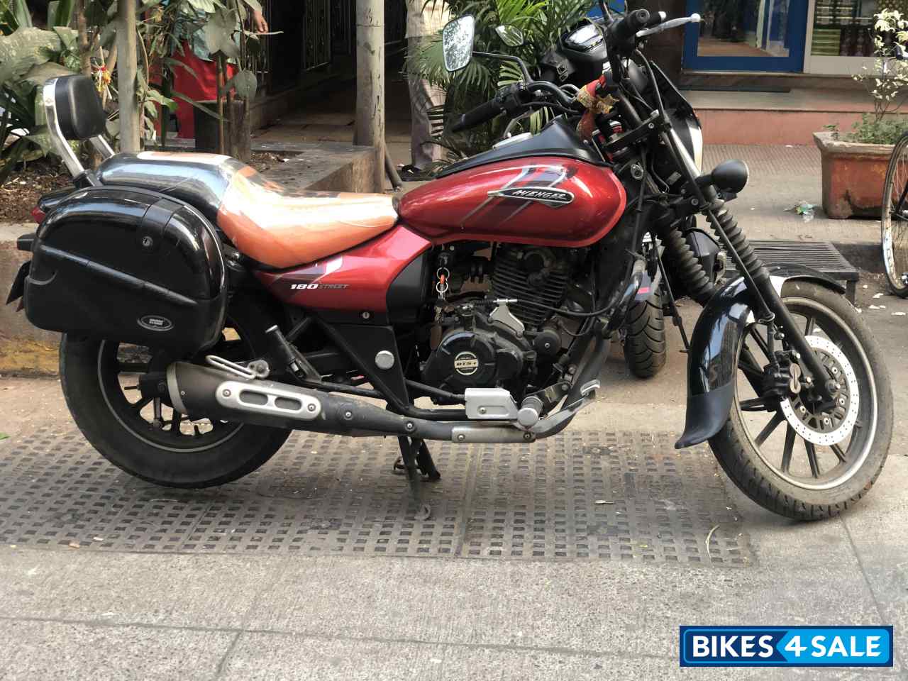 Spicy Red Bajaj Avenger