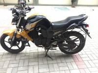 Yellow Yamaha FZ-S