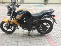 Yellow Yamaha FZ-S