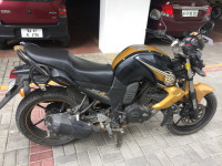 Yellow Yamaha FZ-S