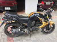 Yellow Yamaha FZ-S