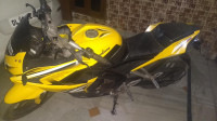 Yellow Bajaj Pulsar RS 200