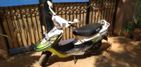 Green-white TVS Scooty Pep Plus