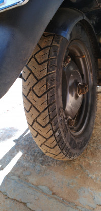 Green-white TVS Scooty Pep Plus