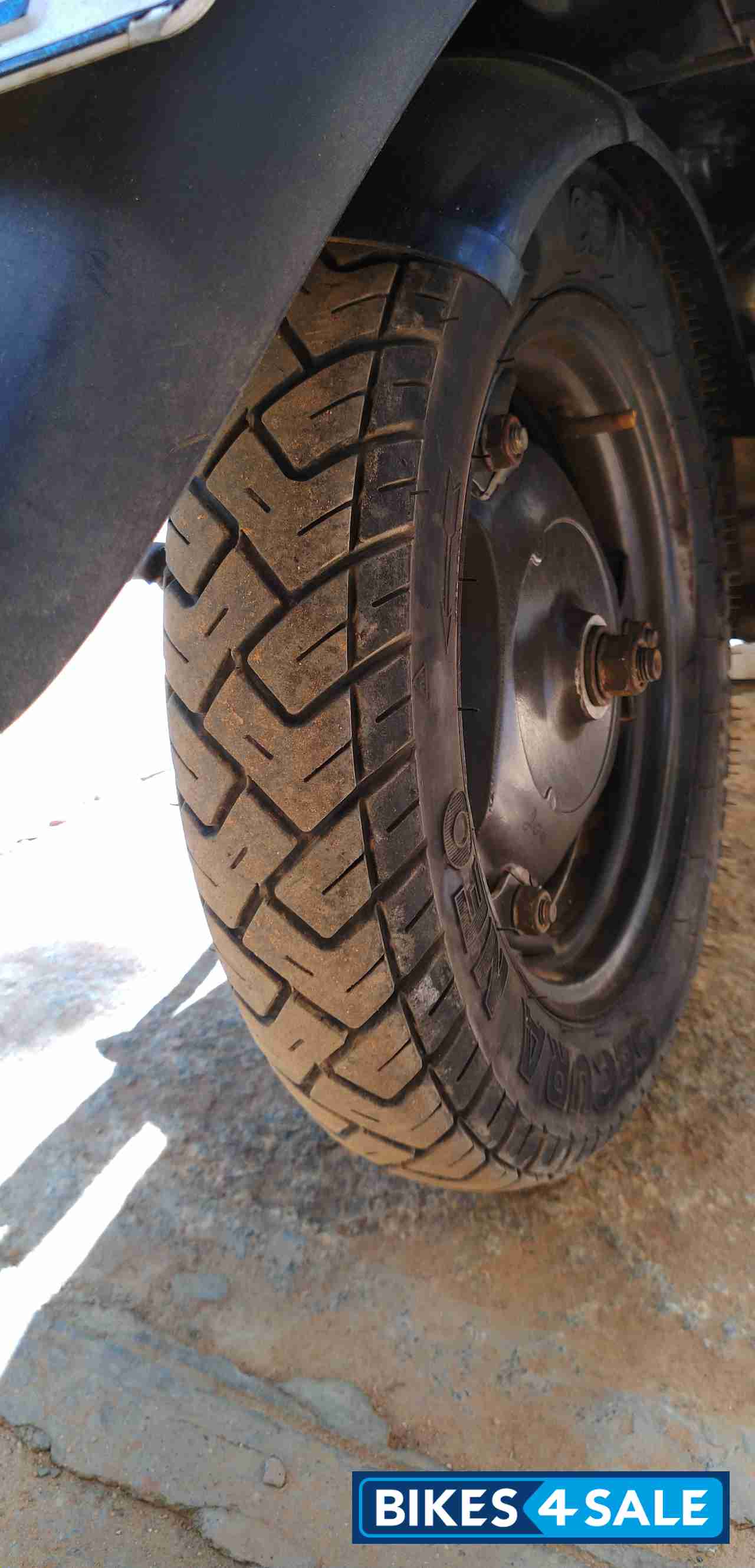 Green-white TVS Scooty Pep Plus