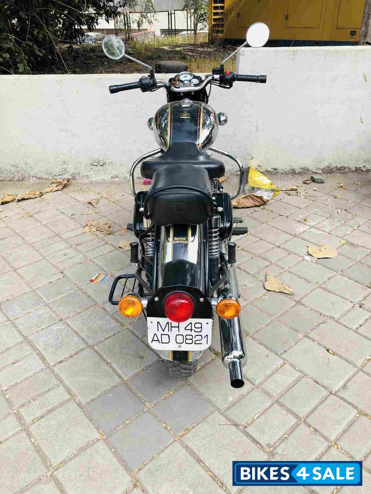 Black Royal Enfield Classic Chrome