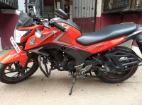 Red Honda CB Hornet 160R