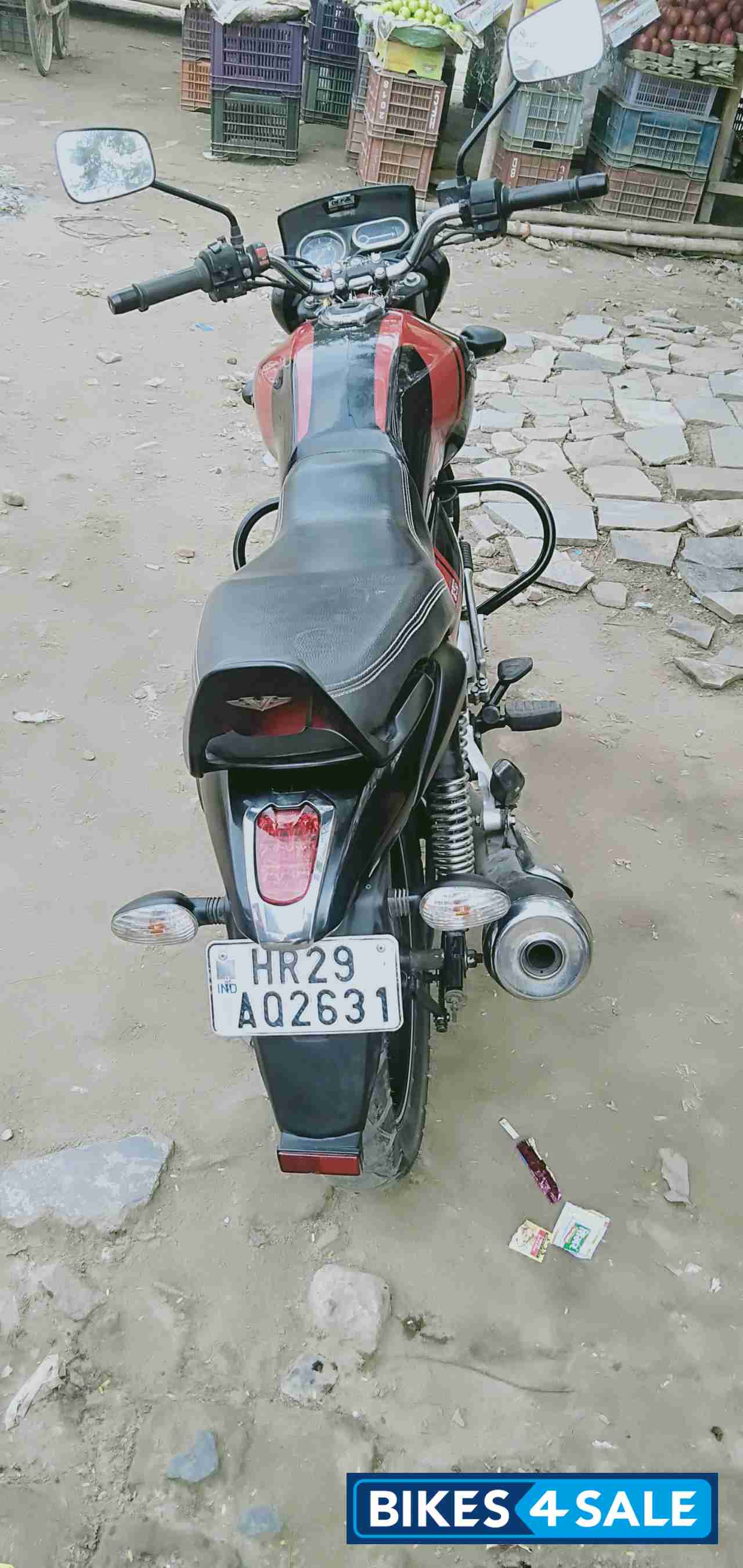 Black And Red Bajaj V15