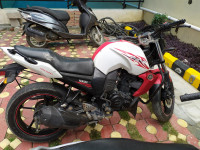 White-red Yamaha FZ-S