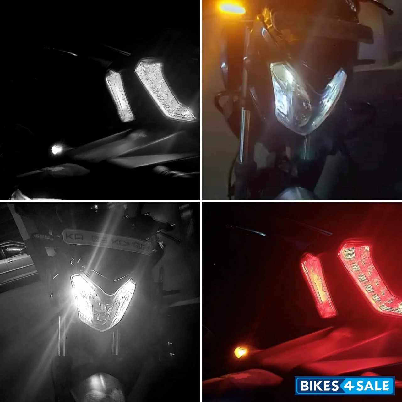 Night Blue Bajaj Dominar 400 Disc