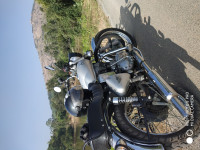 Silver Royal Enfield Bullet Electra Twinspark