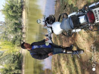 Silver Royal Enfield Bullet Electra Twinspark